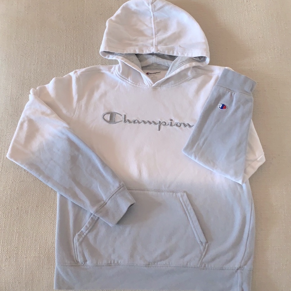 CHAMPION Big Boys Dip Dye Fleece Sweatshirt